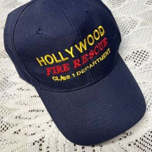 Hollywood Fire Rescue Navy Blue Cap